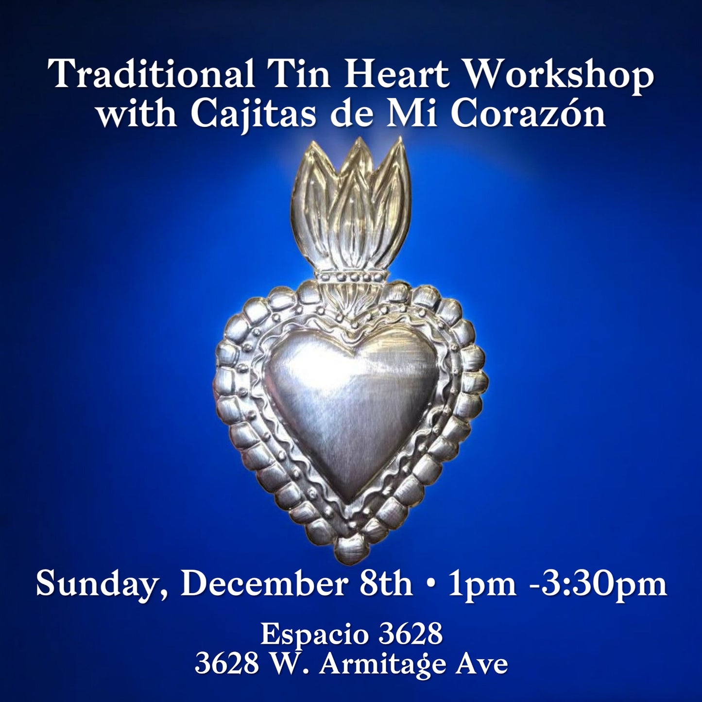 DIY Tin Embossed Heart