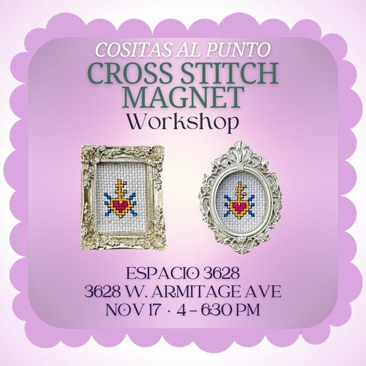 DIY Cross Stitch Magnet