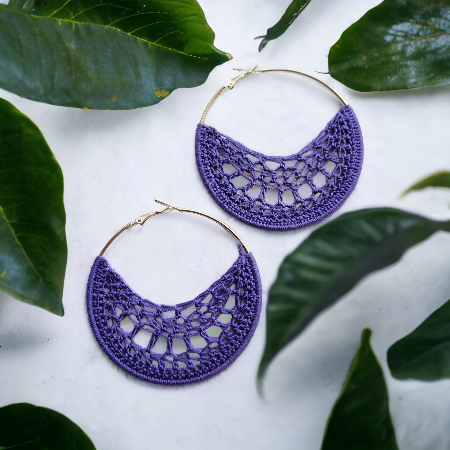 Carmen Crochet Hoops