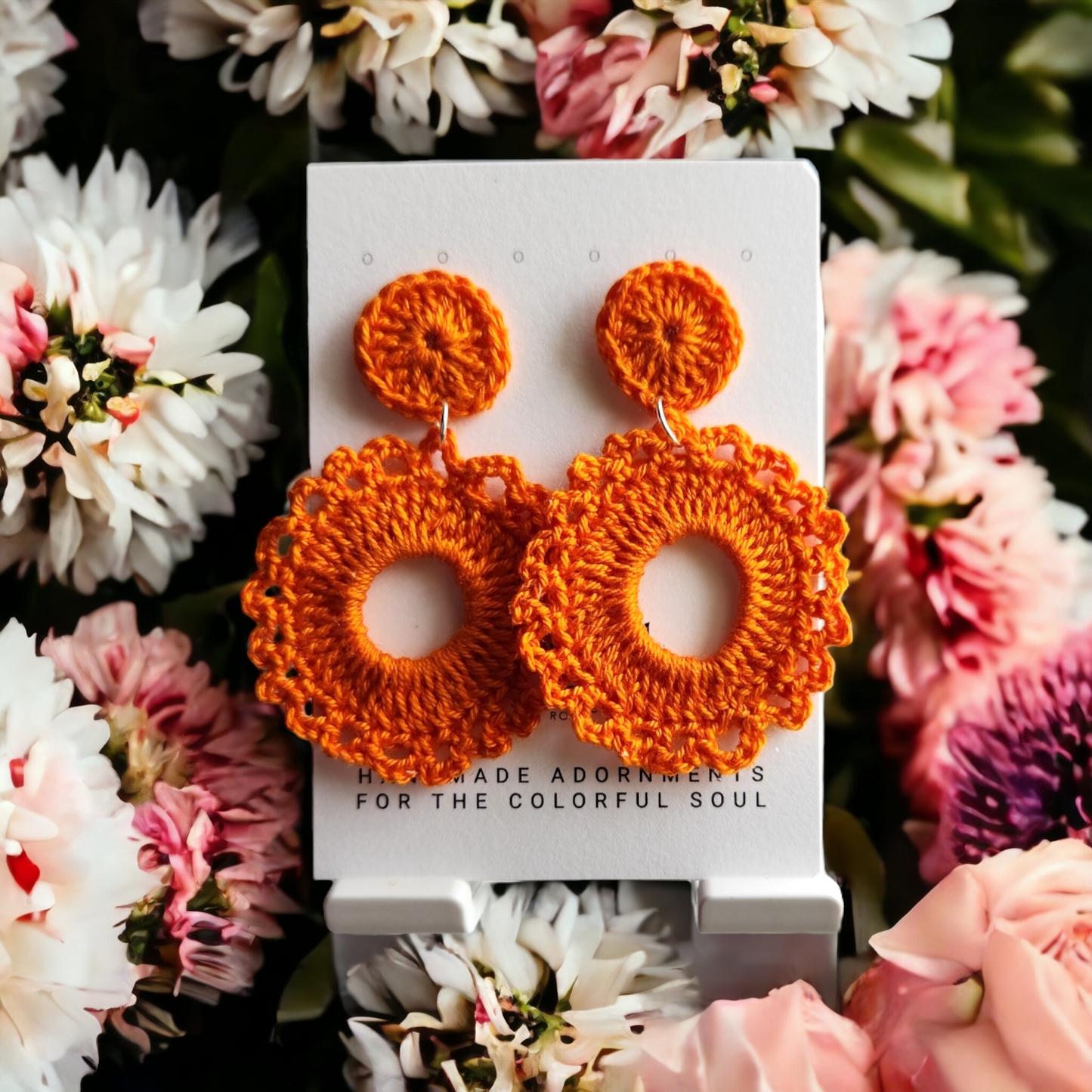 Noelia Crochet Dangle Earrings