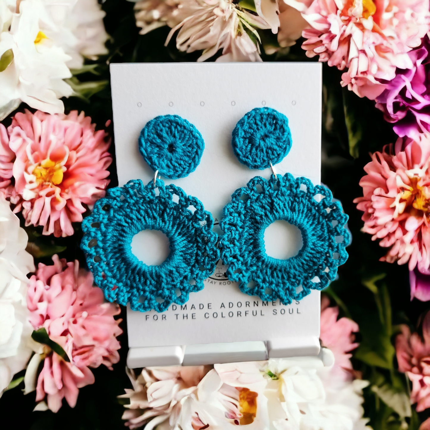 Noelia Crochet Dangle Earrings